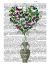 Picture of BUTTERFLY HEART BUSH, GREEN AND PINK