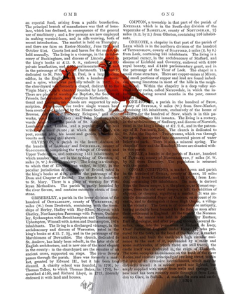 Picture of BEAGLE AND RED CARDINALS