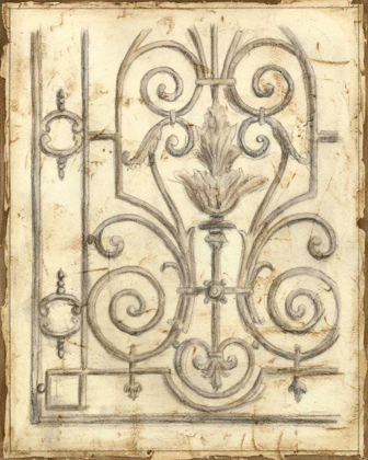 Picture of DECORATIVE IRON SKETCH III