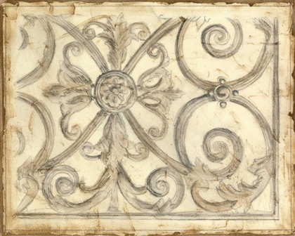 Picture of DECORATIVE IRON SKETCH IV