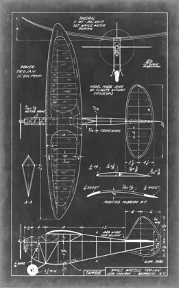 Picture of AERONAUTIC BLUEPRINT I