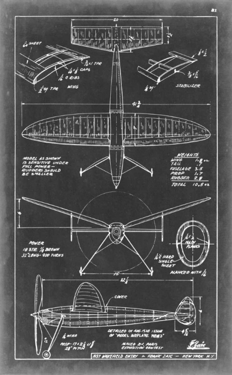 Picture of AERONAUTIC BLUEPRINT III