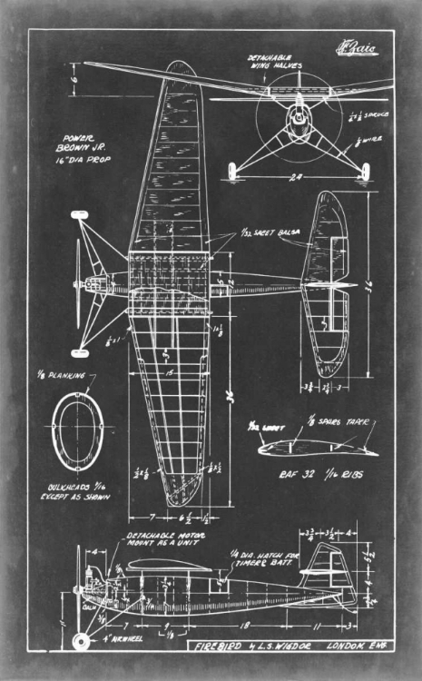 Picture of AERONAUTIC BLUEPRINT IV