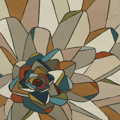 Picture of STAINED GLASS FLORAL II