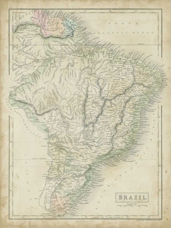 Picture of MAP OF BRAZIL