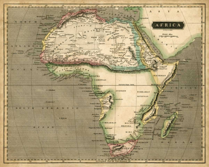 Picture of THOMSONS MAP OF AFRICA