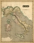 Picture of THOMSONS MAP OF ITALY