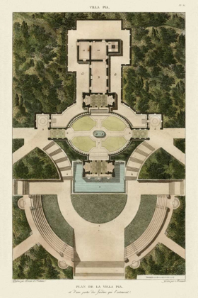 Picture of PLAN DE LA VILLA PIA