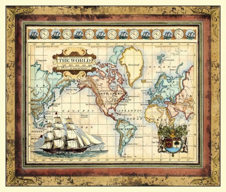 Picture of MAP OF THE WORLD