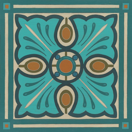 Picture of PIAZZA TILE IN BLUE I