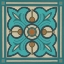 Picture of PIAZZA TILE IN BLUE II