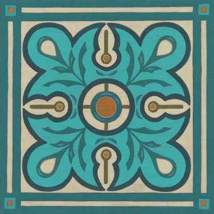 Picture of PIAZZA TILE IN BLUE III