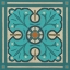 Picture of PIAZZA TILE IN BLUE IV