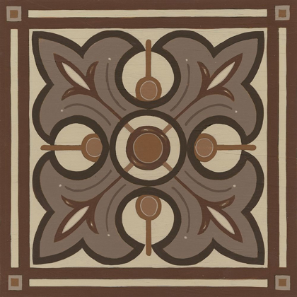 Picture of PIAZZA TILE IN BROWN II