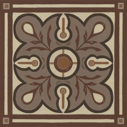 Picture of PIAZZA TILE IN BROWN III