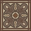 Picture of PIAZZA TILE IN BROWN III