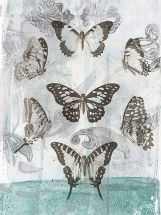 Picture of BUTTERFLIES AND FILIGREE I