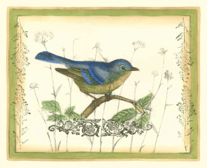 Picture of BIRD AND WILDFLOWERS II