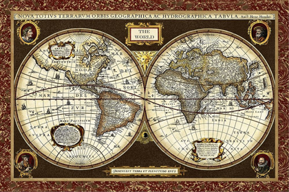 Picture of DECORATIVE WORLD MAP