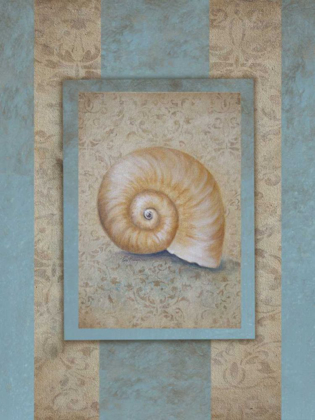 Picture of SHELL AND DAMASK STRIPE I
