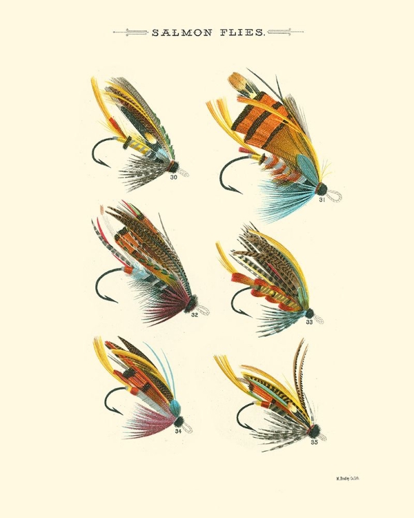 Picture of SALMON FLIES II