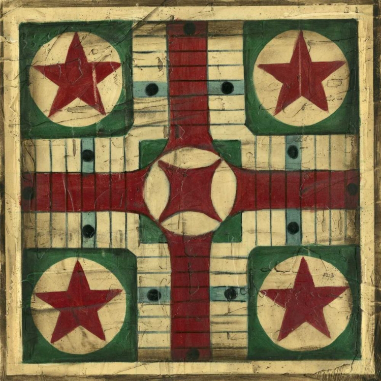 Picture of SMALL ANTIQUE PARCHEESI