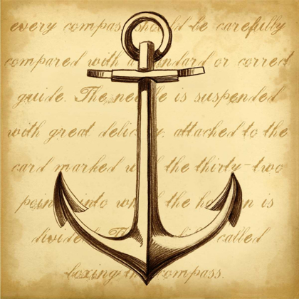 Picture of SEPIA CAPTAINS ANCHOR