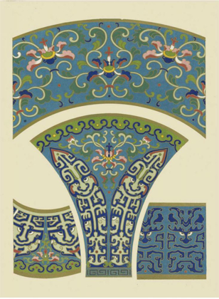 Picture of BLUE ORIENTAL DESIGNS I