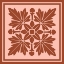 Picture of TONAL WOODBLOCK IN CORAL I