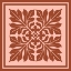 Picture of TONAL WOODBLOCK IN CORAL II