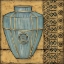 Picture of SQUARE CERULEAN POTTERY II