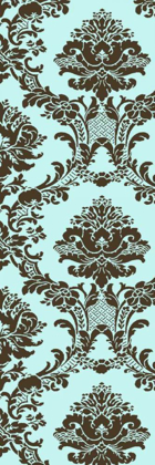 Picture of SMALL VIVID DAMASK IN BLUE II