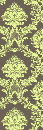 Picture of SMALL VIVID DAMASK IN GREEN I