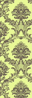 Picture of SMALL VIVID DAMASK IN GREEN II