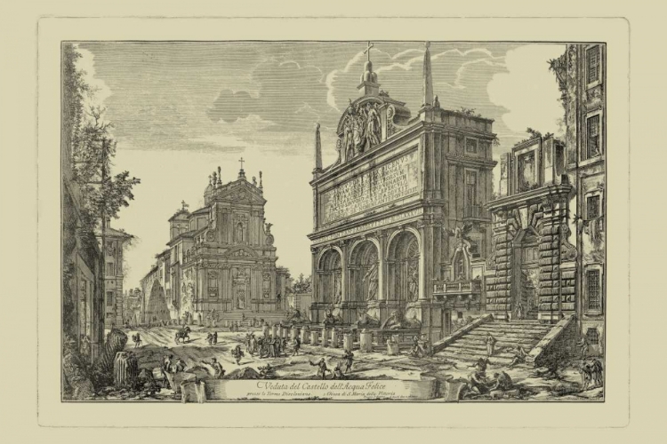 Picture of PIRANESI VIEW OF ROME III