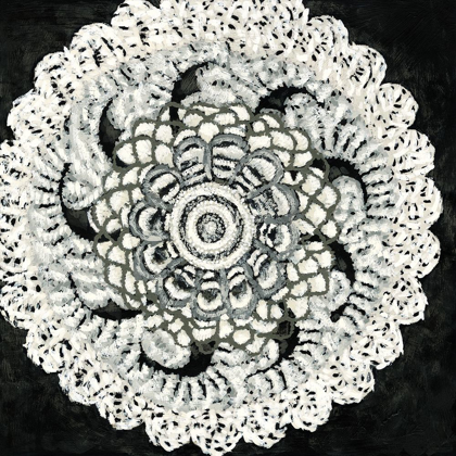 Picture of MINI ABSTRACT ROSETTE I