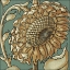 Picture of SUNFLOWER WOODBLOCK II