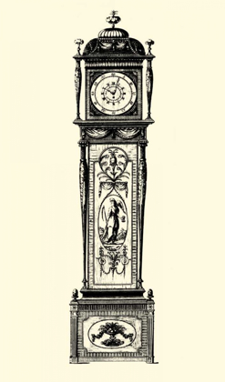 Picture of SMALL ANTIQUE GRANDFATHER CLOCK I