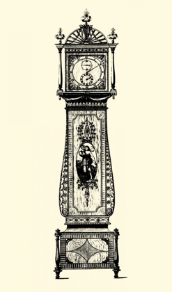 Picture of SMALL ANTIQUE GRANDFATHER CLOCK II