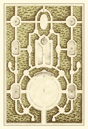 Picture of SMALL GARDEN MAZE I