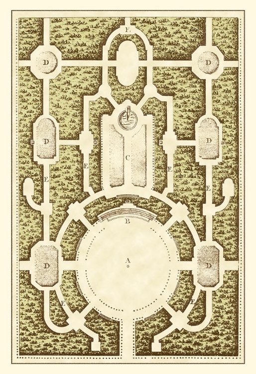 Picture of SMALL GARDEN MAZE I
