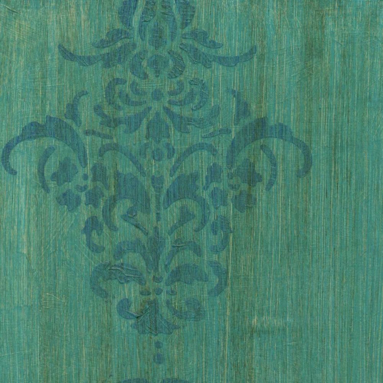 Picture of VERDIGRIS DAMASK I