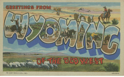 Picture of GREETINGS FROM WYOMING