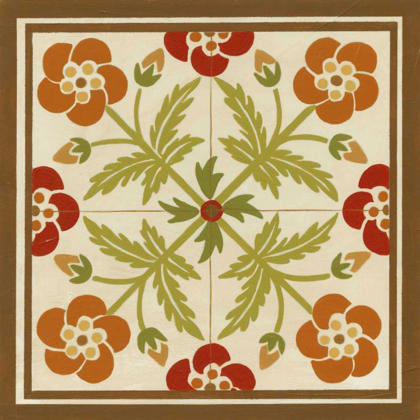 Picture of FLORAL FOLK TILE III