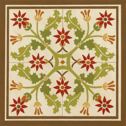 Picture of FLORAL FOLK TILE IV