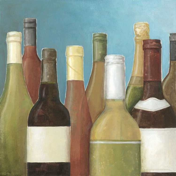 Picture of WINE BOTTLES I