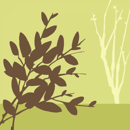 Picture of METRO LEAVES IN CHARTREUSE I