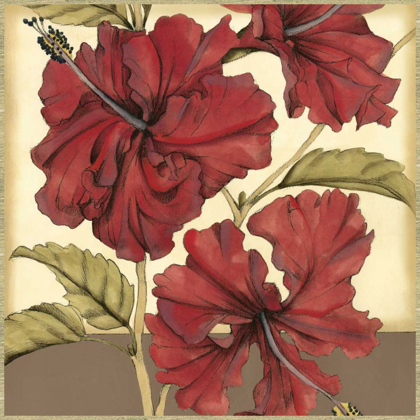 Picture of CROPPED SOPHISTICATED HIBISCUS I 