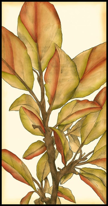 Picture of SMALL GILDED LEAVES I