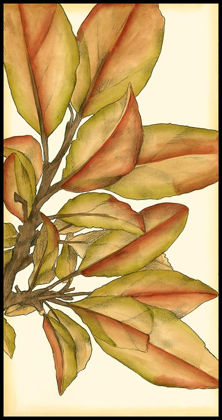 Picture of SMALL GILDED LEAVES II